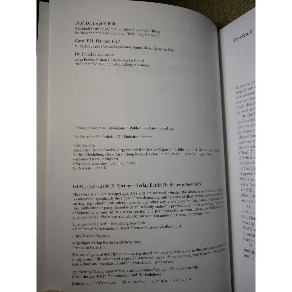 Aberration-Free Refractive Surgery│JOSEF BILLE│Springer│七成新-細節圖6