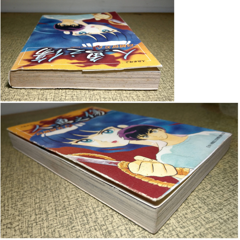 (2004年1版 1刷)人魚系列之二：人魚之傷(書衣磨破損、髒污)│高橋留美子│尖端│人魚、人魚系列、首刷、漫畫│六成新-細節圖3