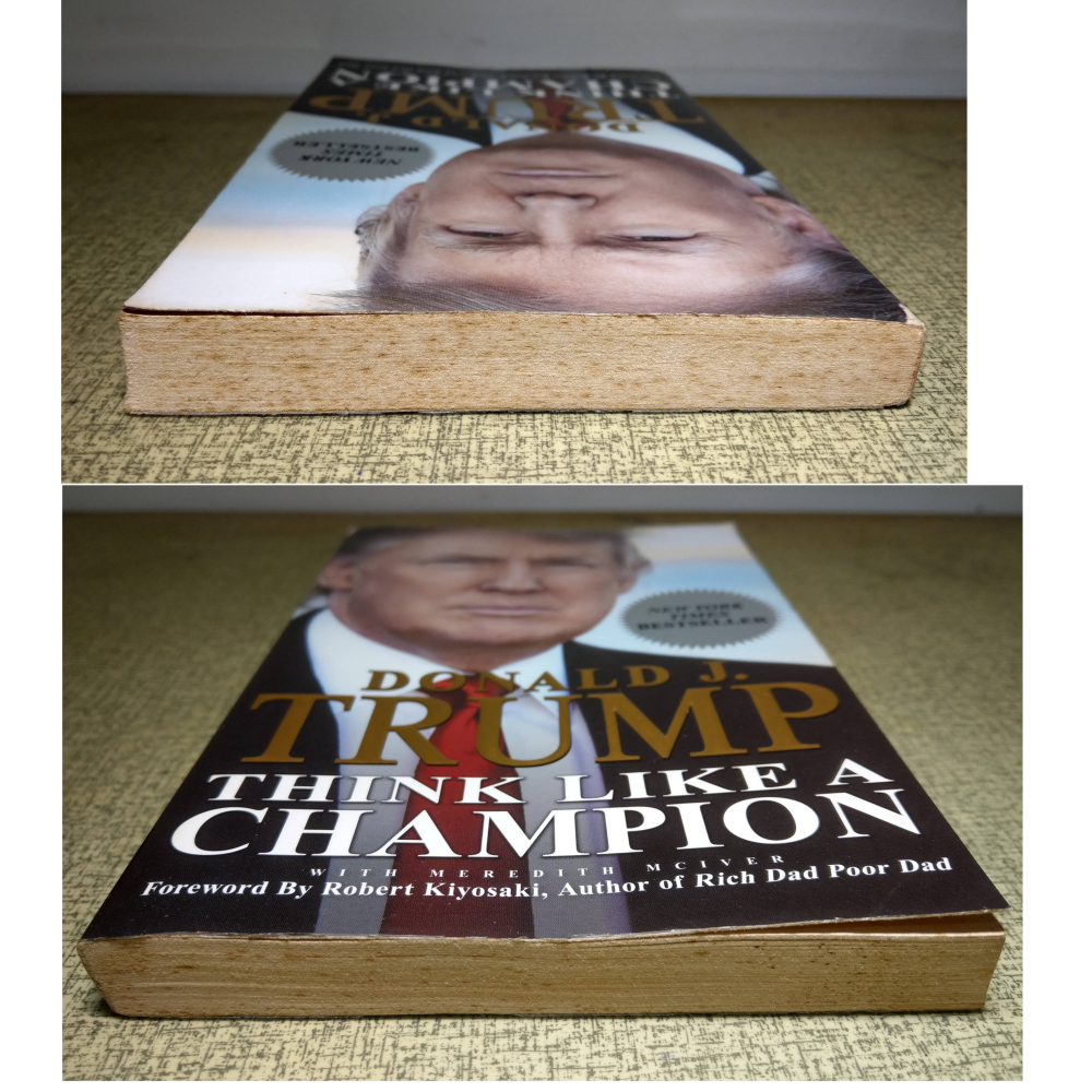 (現貨、原文書)THINK LIKE A CHAMPION(大量書斑)│DONALD TRUMP│美國總統 川普│老書-細節圖2