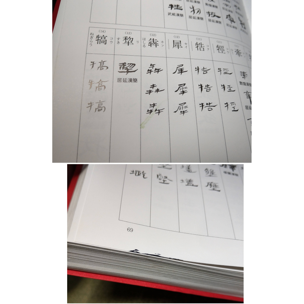 (現貨、日文書)木簡字典│二瀨西惠│木耳社│木簡 字典、書、二手書│七成新-細節圖7