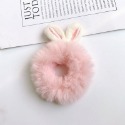 💓台灣現貨💓韓版超仙兔耳朵毛絨髮圈 秋冬毛絨髮飾 百搭配件 動物毛絨髮圈 女孩髮圈 A02-規格圖7