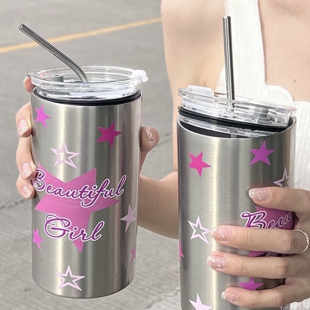 預購｜Y2K美式辣妹專用保溫杯-細節圖3