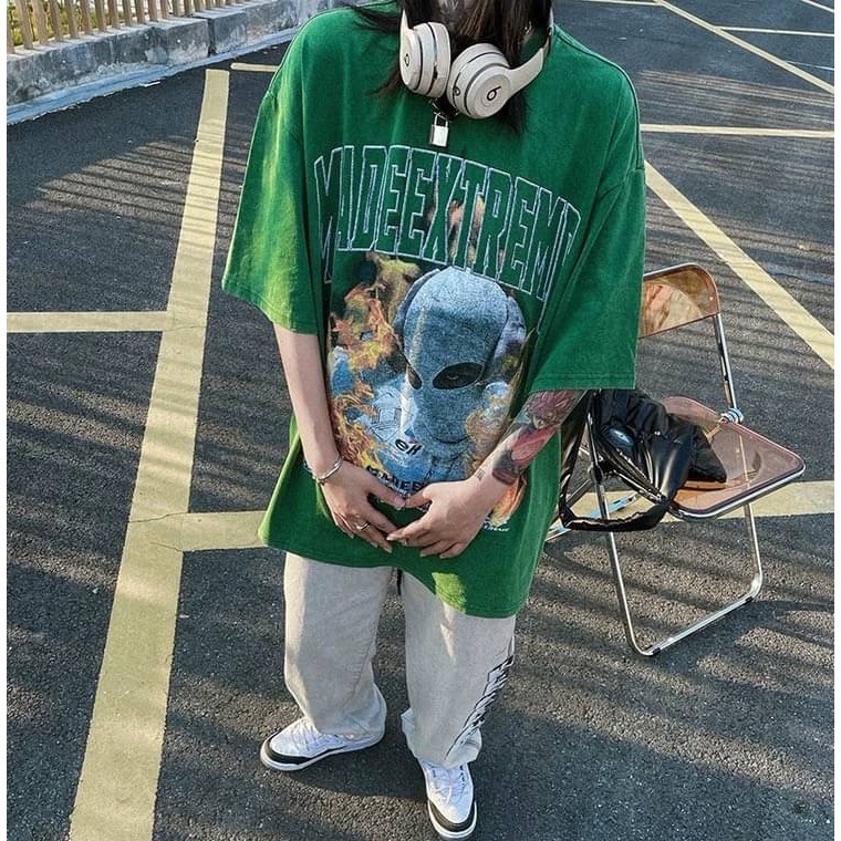 預購｜水洗高街風蒙面人短踢-細節圖2