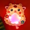 炫彩卡通動物燈籠∣春節 元宵提燈 中秋節燈籠  閃光花燈 美勞燈籠 新年手作材料包 幼兒園材料包 手工DIY∣小麥手作舖-規格圖11