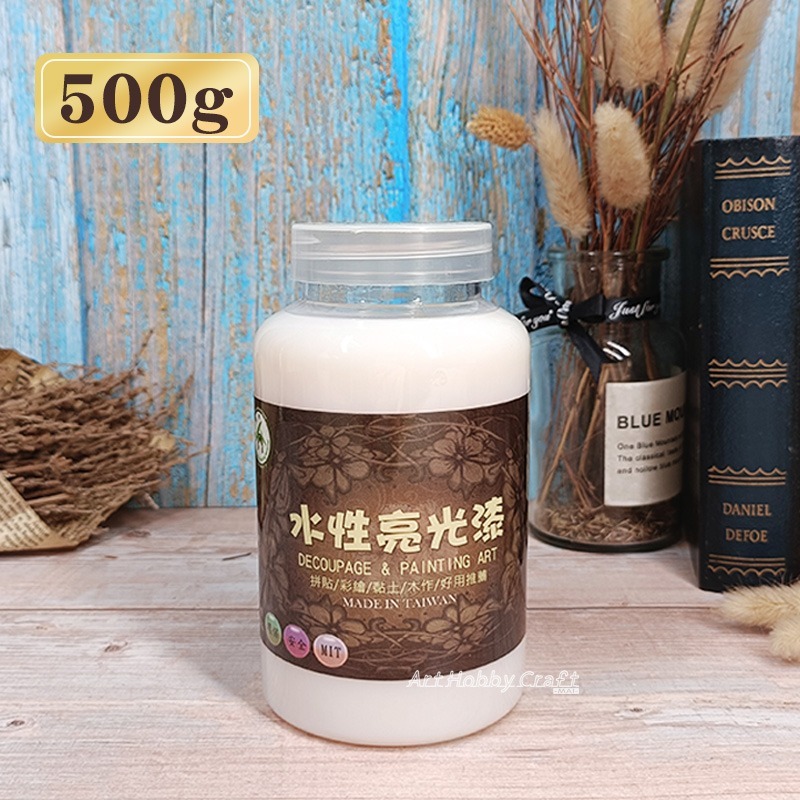 MIT水性保護漆【不回黏-亮光】【不回黏-消光】︱台灣現貨 水性抗菌防霉 美術作品專用保護膠 畫作保護漆︱小麥手作舖-細節圖6
