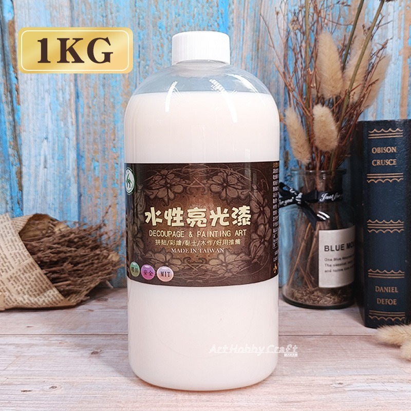 MIT水性保護漆【不回黏-亮光】【不回黏-消光】︱台灣現貨 水性抗菌防霉 美術作品專用保護膠 畫作保護漆︱小麥手作舖-細節圖9