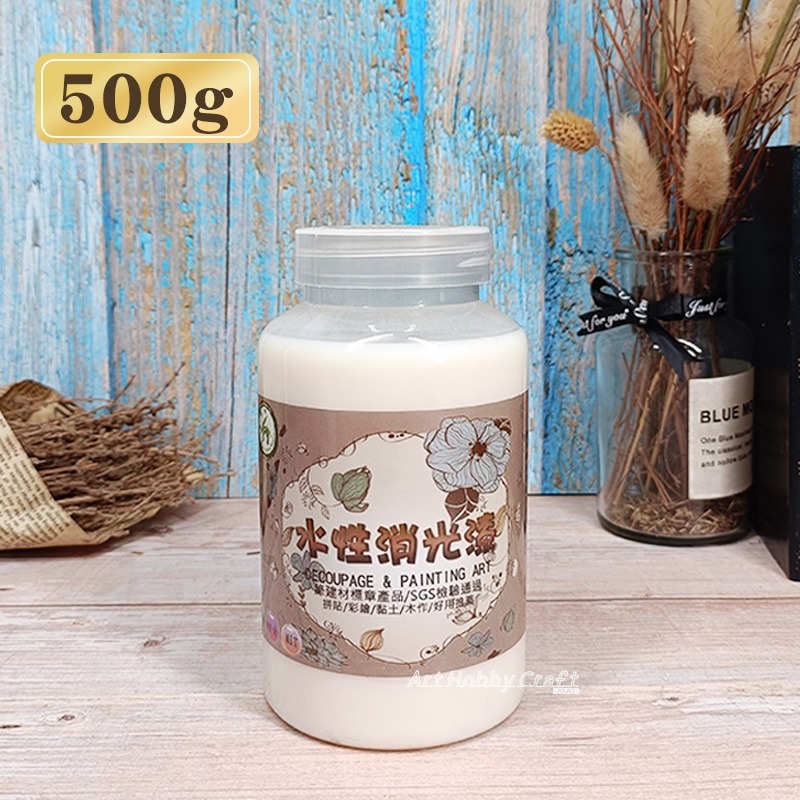 MIT水性保護漆【不回黏-亮光】【不回黏-消光】︱台灣現貨 水性抗菌防霉 美術作品專用保護膠 畫作保護漆︱小麥手作舖-規格圖9