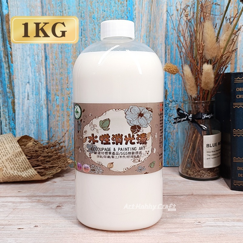 MIT水性保護漆【不回黏-亮光】【不回黏-消光】︱台灣現貨 水性抗菌防霉 美術作品專用保護膠 畫作保護漆︱小麥手作舖-規格圖9