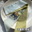 小麥手作舖︱復古綁頭髮絲巾︱麻布袋絲巾 絲帶 綁髮帶 綁頭髮絲巾 飄帶 髮帶蝴蝶結 髮帶 絲巾 髮飾 綁包絲巾 頭帶-規格圖11