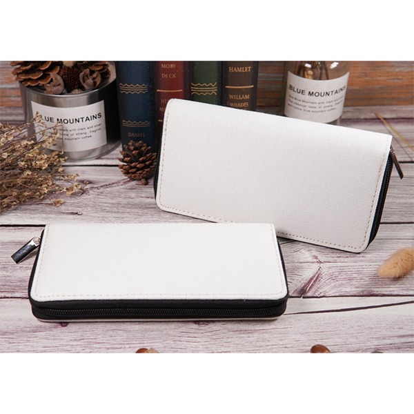 小麥手作舖︱帆布~拉鍊長夾︱胚布白色 大容量長夾 零錢包 長夾 皮夾 手拿包 長皮夾 拉鍊長夾 錢包 女用長夾 皮夾-細節圖8