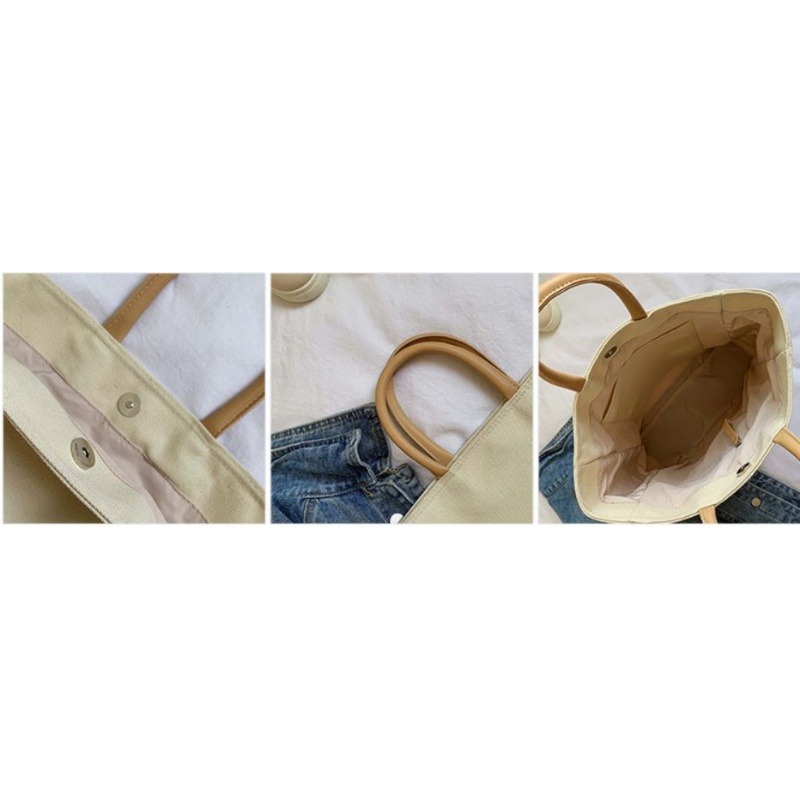 小麥手作舖︱大容量帆布公文【直款】手提包︱帆布手提包 帆布包 帆布袋 手提袋 蝶古巴特 收納袋 環保袋 胚布袋 彩繪布袋-細節圖6