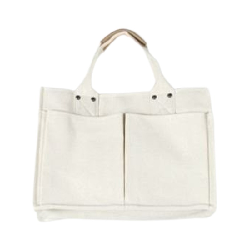 小麥手作舖︱多口袋大容量單肩斜跨帆布包︱斜跨包 斜背包 提手包 帆布包 單肩包 女生包包 側背包 環保袋 胚布袋 購物袋-細節圖2