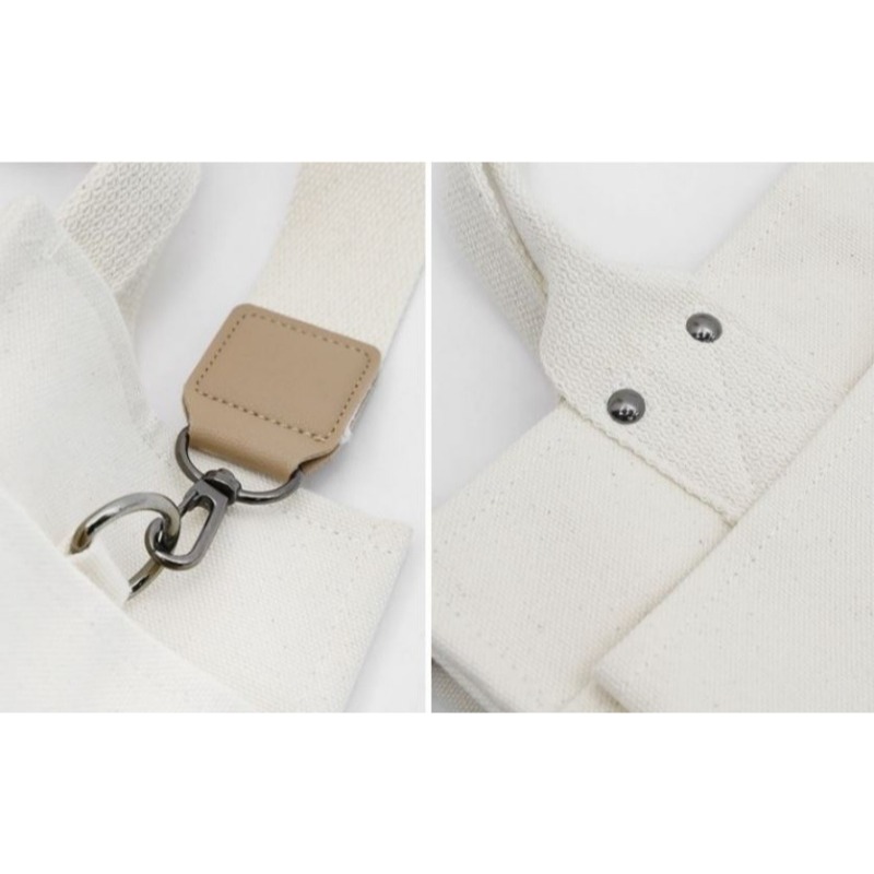 小麥手作舖︱多口袋大容量單肩斜跨帆布包︱斜跨包 斜背包 提手包 帆布包 單肩包 女生包包 側背包 環保袋 胚布袋 購物袋-細節圖6