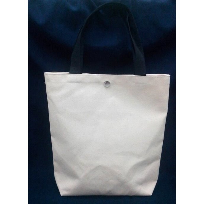 小麥手作舖︱按扣U型直款有底帆布袋【胚布米色】︱MIT帆布袋 帆布手提包 帆布包 手提袋 蝶古巴特收納袋 環保袋 胚布袋-細節圖9