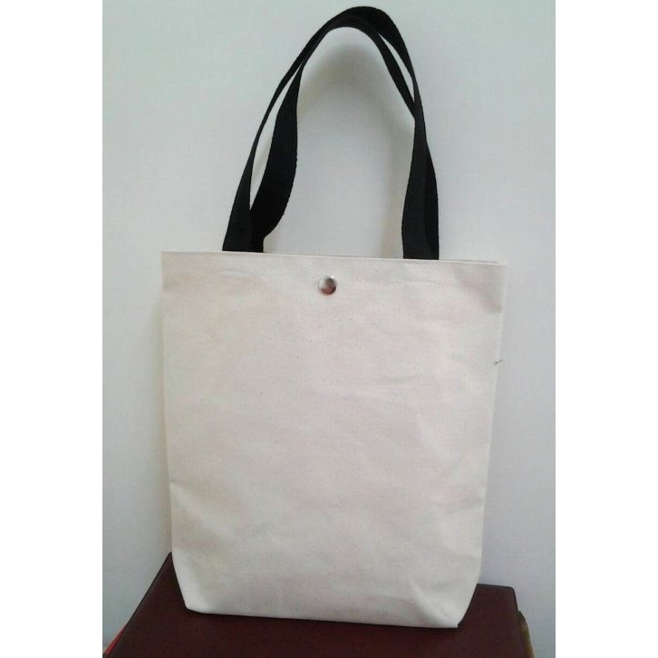 小麥手作舖︱按扣U型直款有底帆布袋【胚布米色】︱MIT帆布袋 帆布手提包 帆布包 手提袋 蝶古巴特收納袋 環保袋 胚布袋-細節圖10