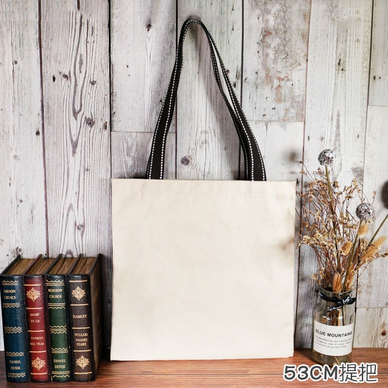 小麥手作舖︱無邊A4提袋【胚布米色】︱MIT帆布袋 帆布手提包 帆布包 蝶古巴特 手提袋 收納袋 環保袋 胚布袋 購物袋-細節圖3