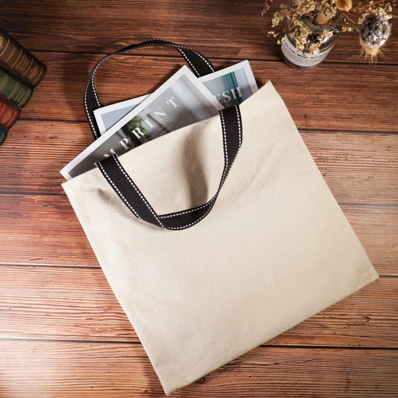 小麥手作舖︱無邊A4提袋【胚布米色】︱MIT帆布袋 帆布手提包 帆布包 蝶古巴特 手提袋 收納袋 環保袋 胚布袋 購物袋-細節圖6