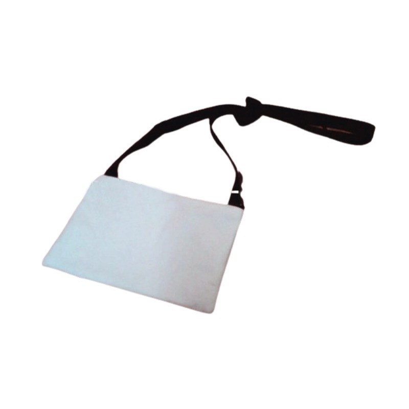 小麥手作舖︱輕巧(長提)側背【胚布白色】︱背包 單肩包 隨身包 側背包 布包 女生包包 斜背包 蝶古巴特 收納袋 環保袋-細節圖2