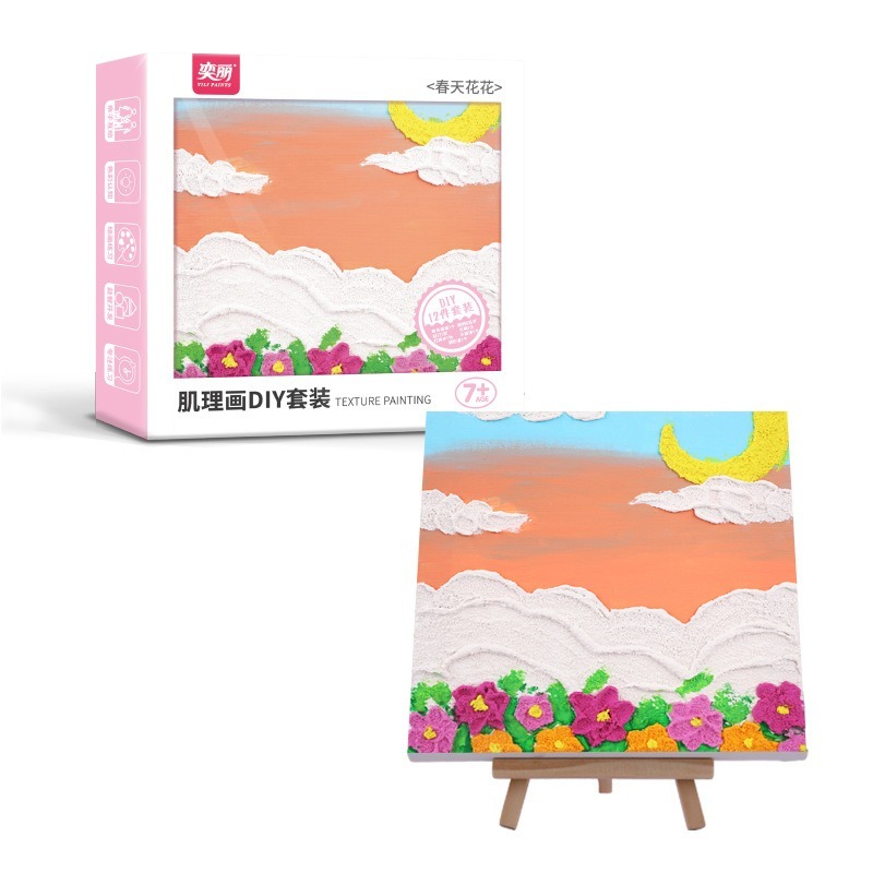 小麥手作舖︱肌理畫diy材料包︱浮雕畫 裝飾畫 DIY手作 肌理畫 石英砂 立體肌理畫 丙烯畫 立體畫 油畫 流體畫-規格圖10