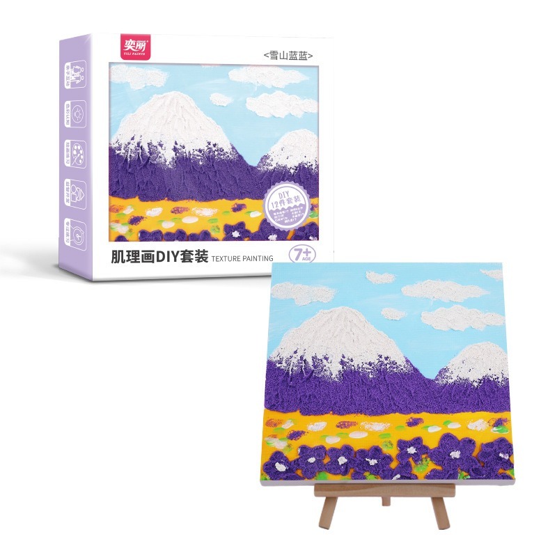 小麥手作舖︱肌理畫diy材料包︱浮雕畫 裝飾畫 DIY手作 肌理畫 石英砂 立體肌理畫 丙烯畫 立體畫 油畫 流體畫-規格圖10