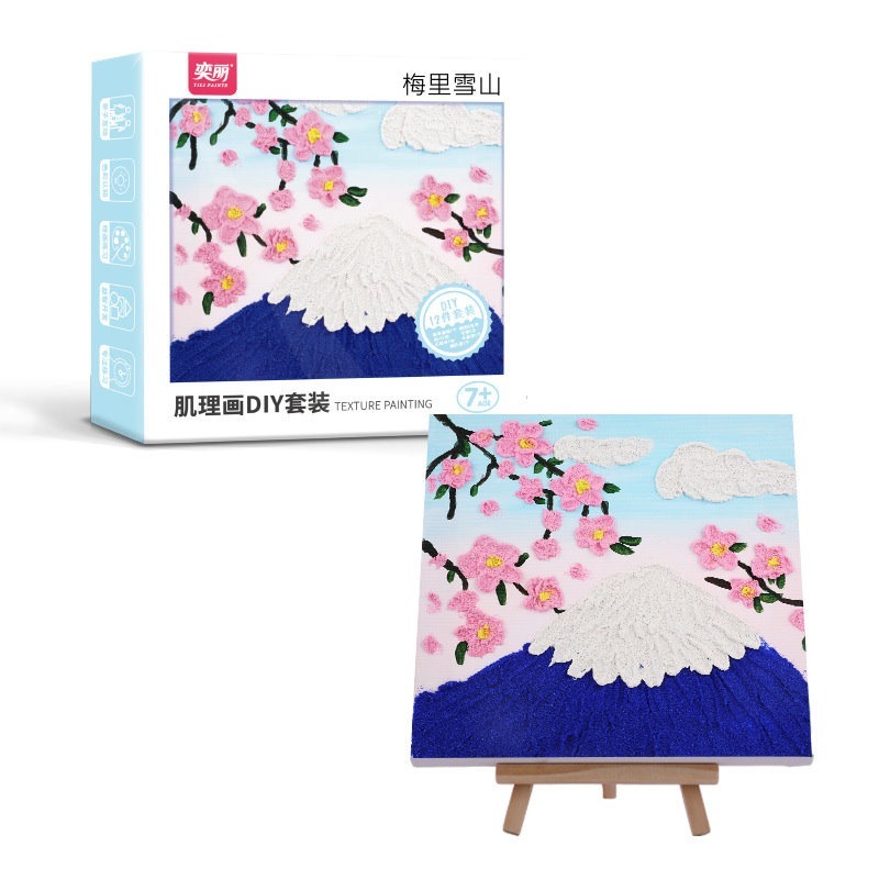 小麥手作舖︱肌理畫diy材料包︱浮雕畫 裝飾畫 DIY手作 肌理畫 石英砂 立體肌理畫 丙烯畫 立體畫 油畫 流體畫-規格圖10