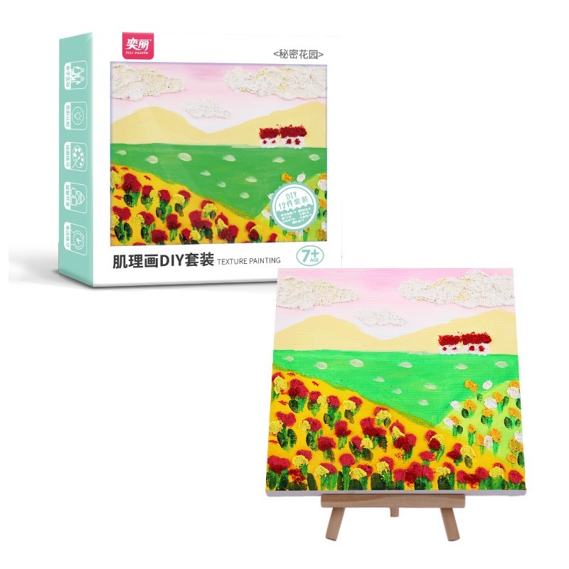 小麥手作舖︱肌理畫diy材料包︱浮雕畫 裝飾畫 DIY手作 肌理畫 石英砂 立體肌理畫 丙烯畫 立體畫 油畫 流體畫-規格圖10