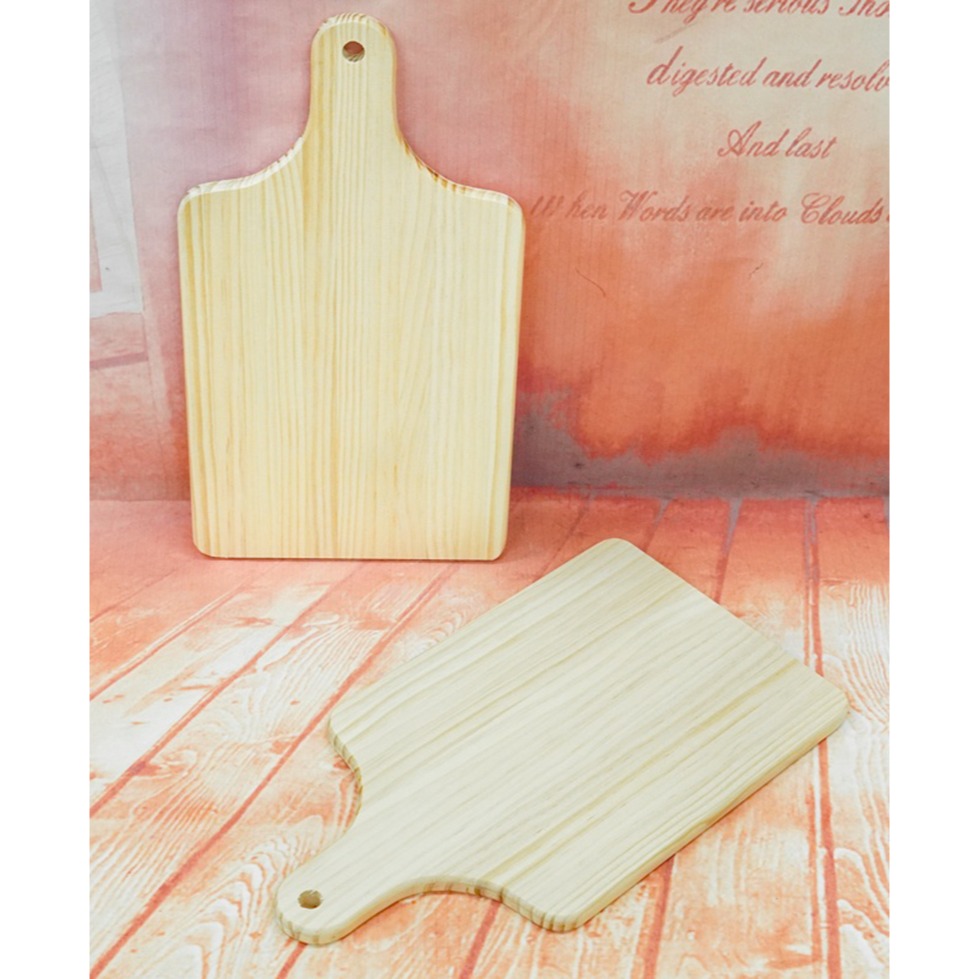 小麥手作舖∣松木：長方砧板/沾板 菜板︱加厚1.6公分 松木砧板 木頭砧板 木質砧板 厚砧板 蝶古巴特 拼貼 長方菜板-細節圖5