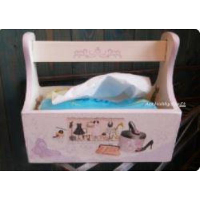 小麥手作舖∣松木=弧度造型手提盒∣小物收納盒 手提盒 手提 家用 蝶古巴特 拼貼 彩繪 木器 素胚 木胚 DIY 美勞-細節圖7