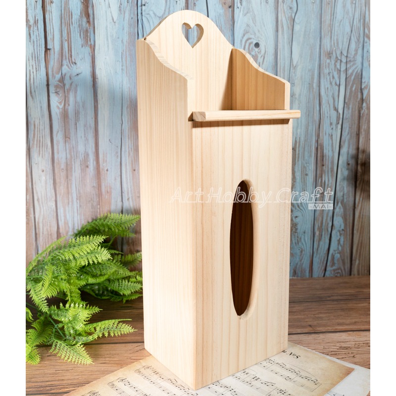 小麥手作舖∣松木=上開直立式面紙盒∣面紙收納盒 紙巾收納盒 面紙盒 直立式面紙盒 面紙抽取盒 衛生紙盒 木質面紙盒-細節圖4