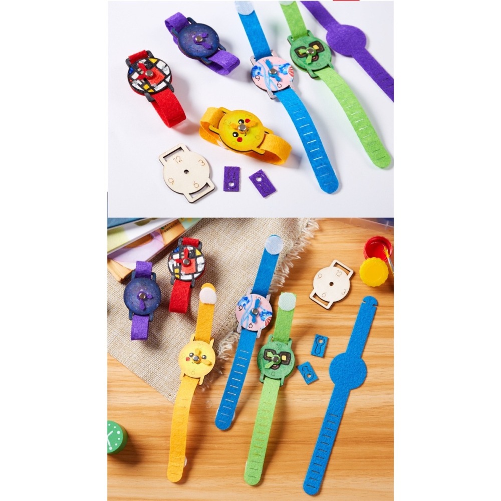 送給爸爸的手錶︱ 父親節 幼兒園兒童diy手錶 美勞 安親班 手作材料︱ 小麥手作舖-細節圖8