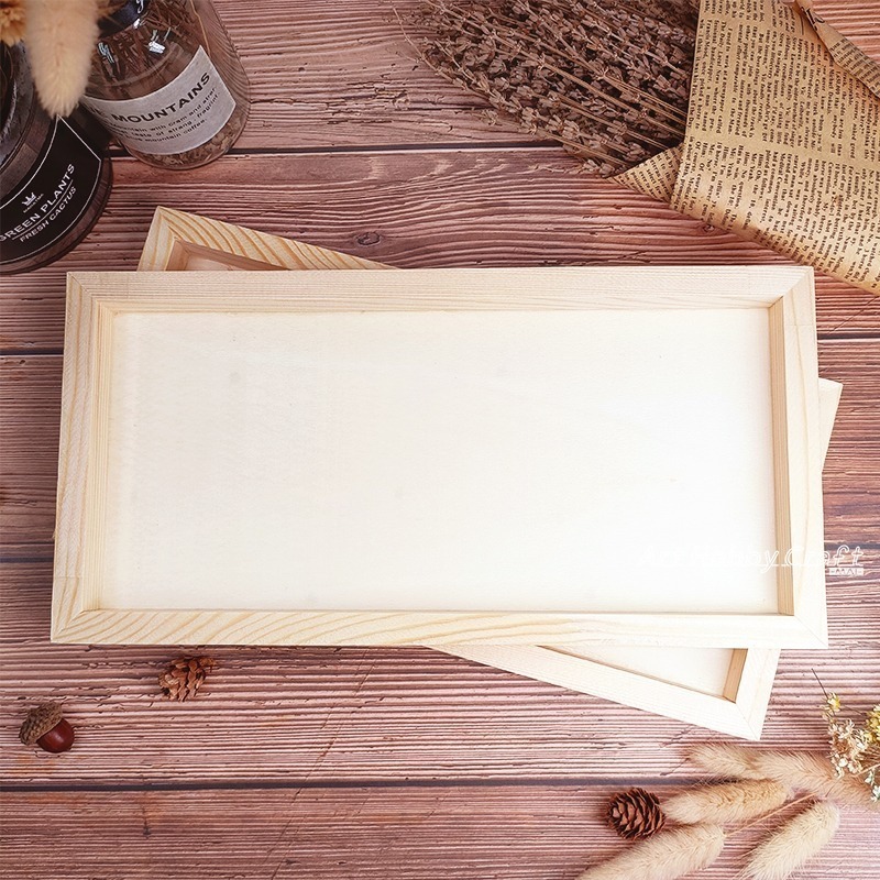 松木深框︱台灣現貨 木框 木胚 深木框 松木框 松木深框 裝飾木框 彩繪木框 拼貼 蝶古巴特 DIY木框︱小麥手作舖-細節圖10