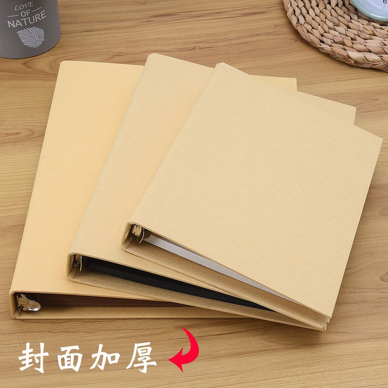 台灣現貨 小麥手作舖︱牛皮紙活頁冊︱相冊 同學錄 紀念冊 相冊本 彩繪 DIY 美勞 幼兒園 安親班 手作材料-細節圖3