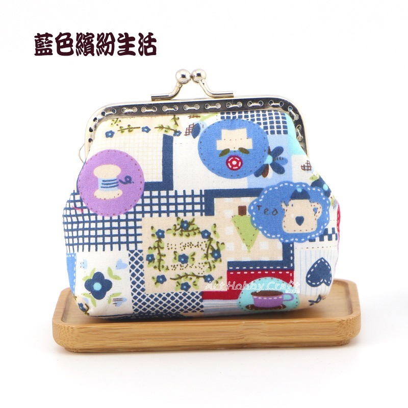 布藝DIY方形口金包︱手工布藝口金 diy材料包 日式和風燙金 送禮物 送針線 口金 ︱小麥手作舖-規格圖11