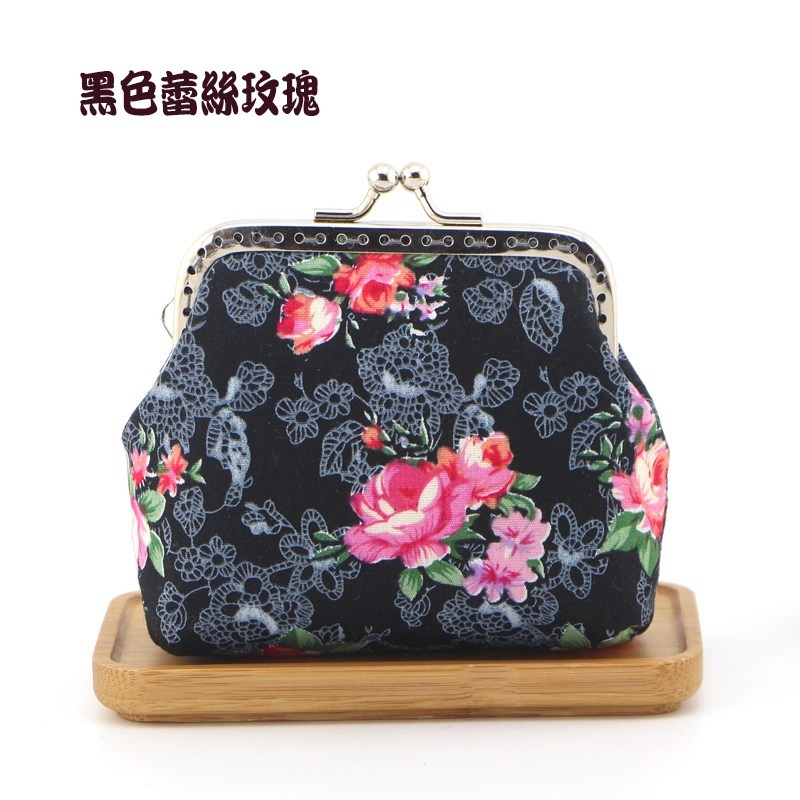 D黑色蕾絲玫瑰