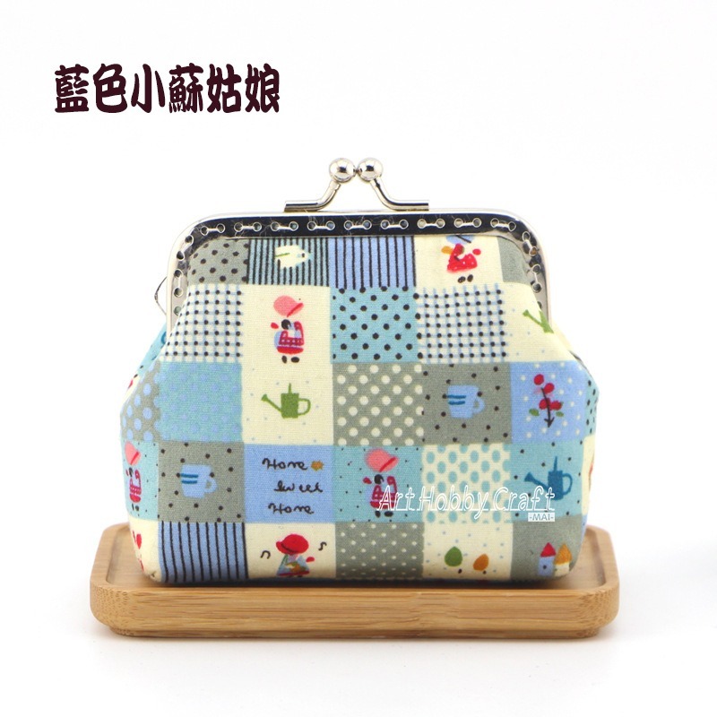 布藝DIY方形口金包︱手工布藝口金 diy材料包 日式和風燙金 送禮物 送針線 口金 ︱小麥手作舖-規格圖11