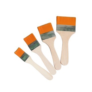 台灣現貨 小麥手作舖︱板刷平筆 -單支︱平筆 筆刷 板刷 平筆刷 平筆板刷 拼貼筆 蝶古巴特 拼貼 彩繪 DIY 手作-細節圖2