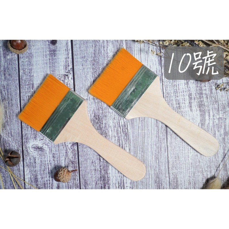 台灣現貨 小麥手作舖︱板刷平筆 -單支︱平筆 筆刷 板刷 平筆刷 平筆板刷 拼貼筆 蝶古巴特 拼貼 彩繪 DIY 手作-細節圖8