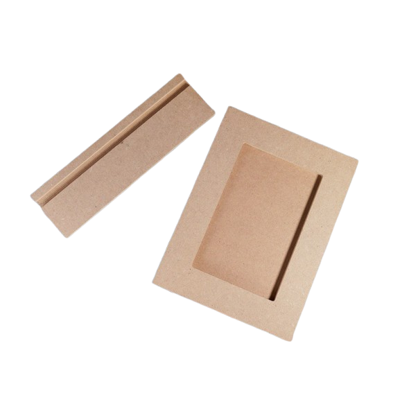 台灣現貨 小麥手作舖︱L型立式相框︱4x6照片 蝶古巴特 Decoupage 拼貼 彩繪 DIY 手作 美術 美勞 幼兒-細節圖2