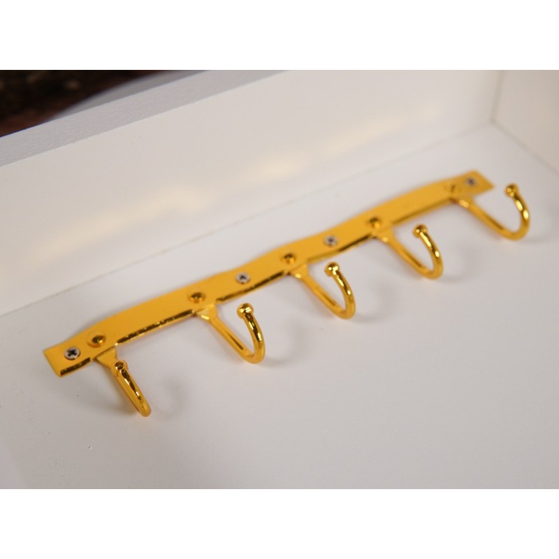 台灣現貨 小麥手作舖︱【白色木器】鑰匙盒∣蝶古巴特 Decoupage 拼貼 彩繪 DIY 手作 美術 美勞 手工藝-細節圖5