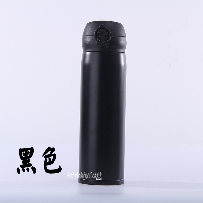 台灣現貨 小麥手作舖︱彈跳蓋保溫杯500ml︱304不鏽鋼 車載鎖扣 彈跳水杯 便攜 禮品 保溫瓶 隨身水壺 彈跳保溫杯-細節圖10