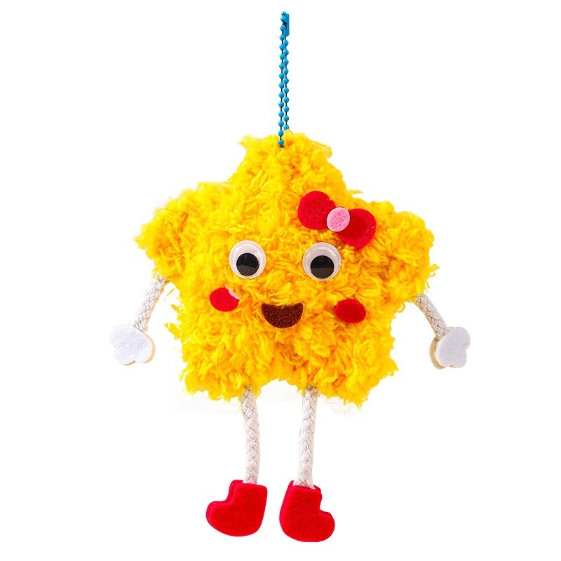 台灣現貨 小麥手作舖︱卡通水果縫縫樂︱掛飾 diy掛件 幼兒園 創意 玩具 兒童節禮物 DIY材料包 手作材料包-細節圖2