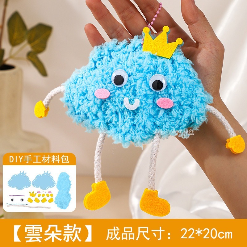 台灣現貨 小麥手作舖︱卡通水果縫縫樂︱掛飾 diy掛件 幼兒園 創意 玩具 兒童節禮物 DIY材料包 手作材料包-規格圖9