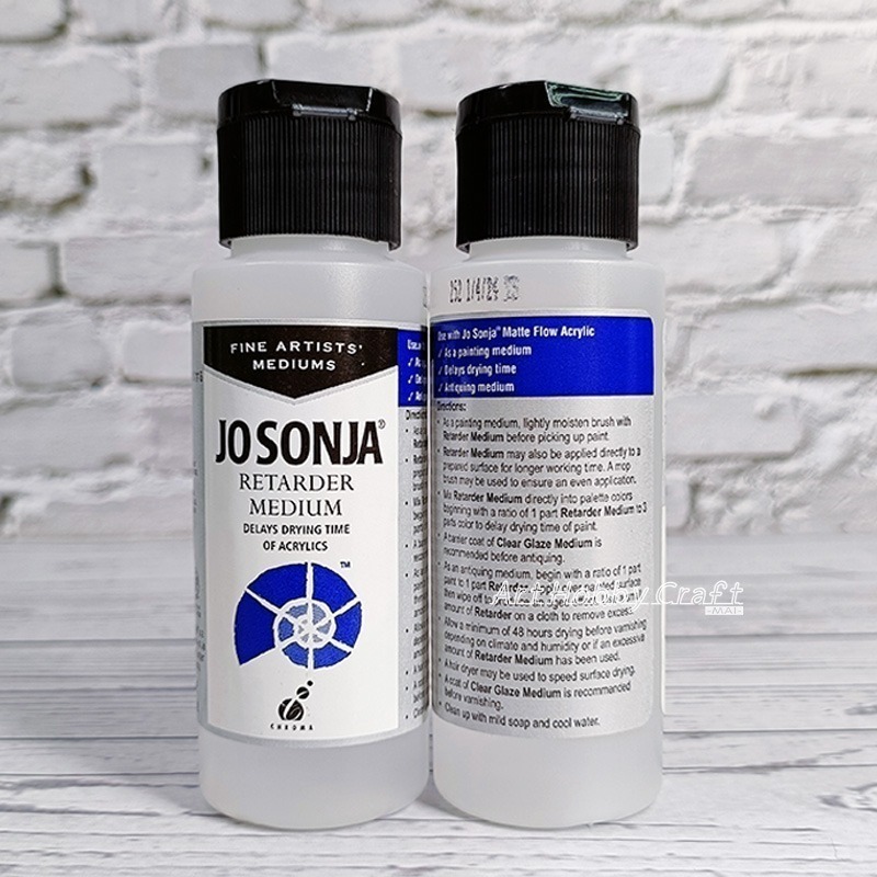台灣現貨 小麥手作舖∣JO SONJA延遲劑60ml 250ML∣蝶古巴特 拼貼 彩繪 DIY 美勞 幼兒園 安親班-規格圖5
