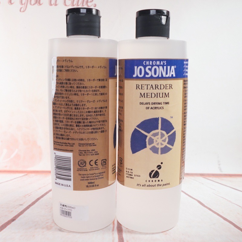 台灣現貨 小麥手作舖∣JO SONJA延遲劑250ML 500ML∣蝶古巴特 拼貼 彩繪 DIY 美勞 幼兒園 安親班-細節圖3
