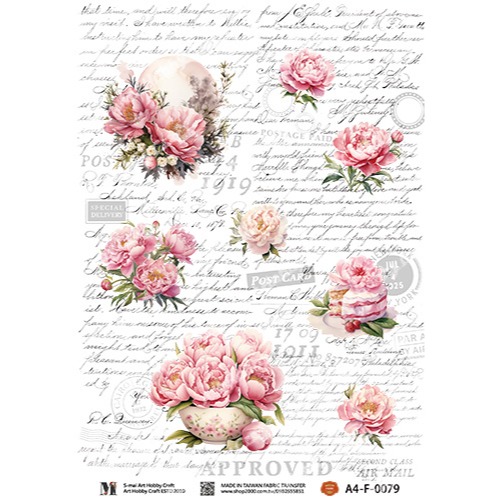 台灣現貨 小麥手作舖︱S-mai Art水晶浮雕感壓貼 織物轉印貼0076-0080︱燙畫貼 布轉印 熱轉印 水晶貼-規格圖5