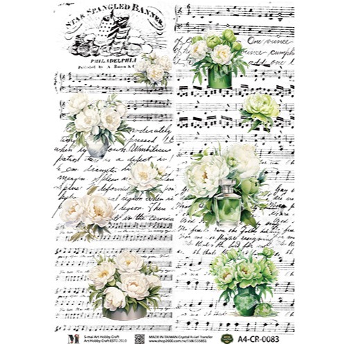 台灣現貨 小麥手作舖︱S-mai Art水晶浮雕感壓貼 織物轉印貼0081-0085︱燙畫貼 布轉印 熱轉印 水晶貼-規格圖5