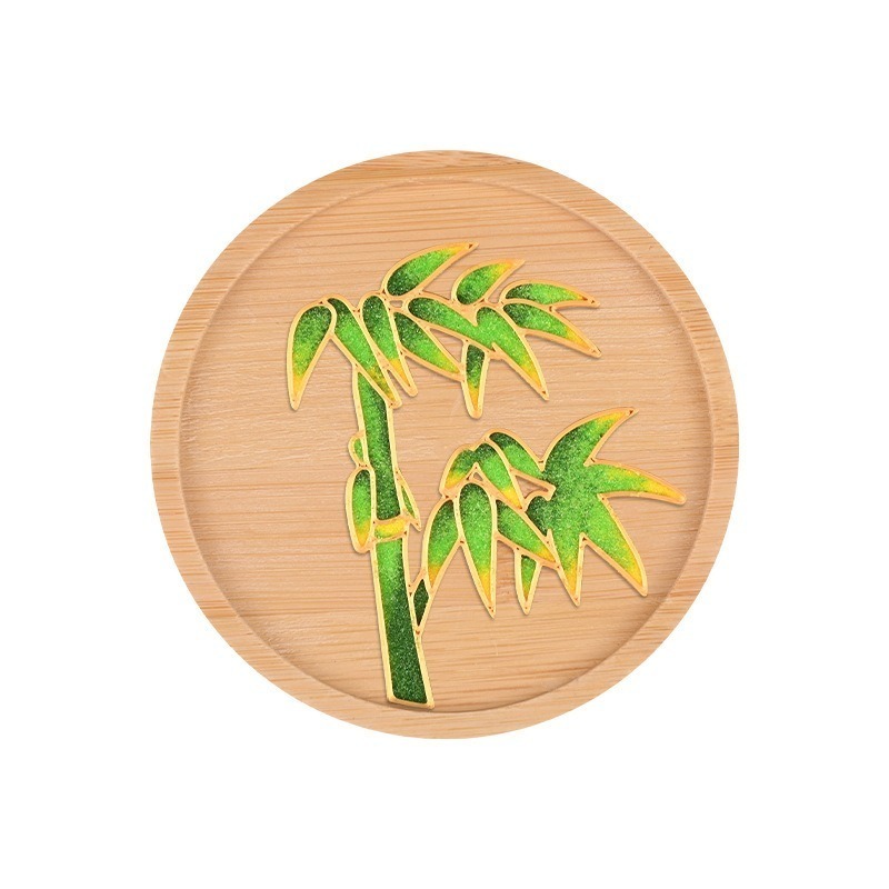 台灣現貨 小麥手作舖∣免掐絲琺瑯杯墊/福袋∣ 吊飾 非遺手工diy材料包 新手 入門活動 DIY材料包 手作材料包-細節圖2
