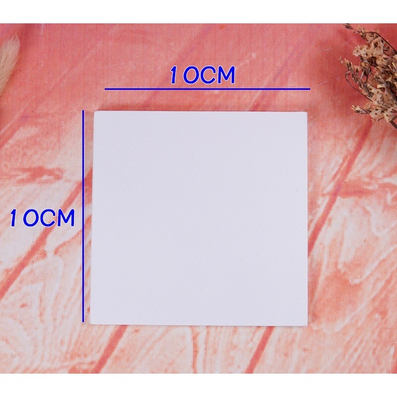【白色木器】杯墊套組︱蝶古巴特 拼貼 6入杯墊+杯墊盒 雙面白色杯墊 圓型 方型 彩繪 木器 DIY 手作︱小麥手作舖-細節圖7