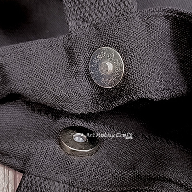 帆布扣環手提包︱大容量水桶包 空白提袋 DIY手提袋 簡約布袋 帆布袋 蝶古巴特 拼貼 彩繪胚布包 DIY ∣小麥手作舖-細節圖5