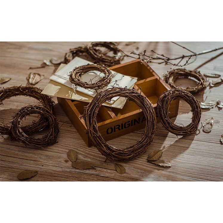 天然藤圈︱花圈 微景 園藝 雜貨 藤球 木圈 拼貼 彩繪 DIY 美勞 幼兒園 安親班 手作材料︱小麥手作舖-細節圖4